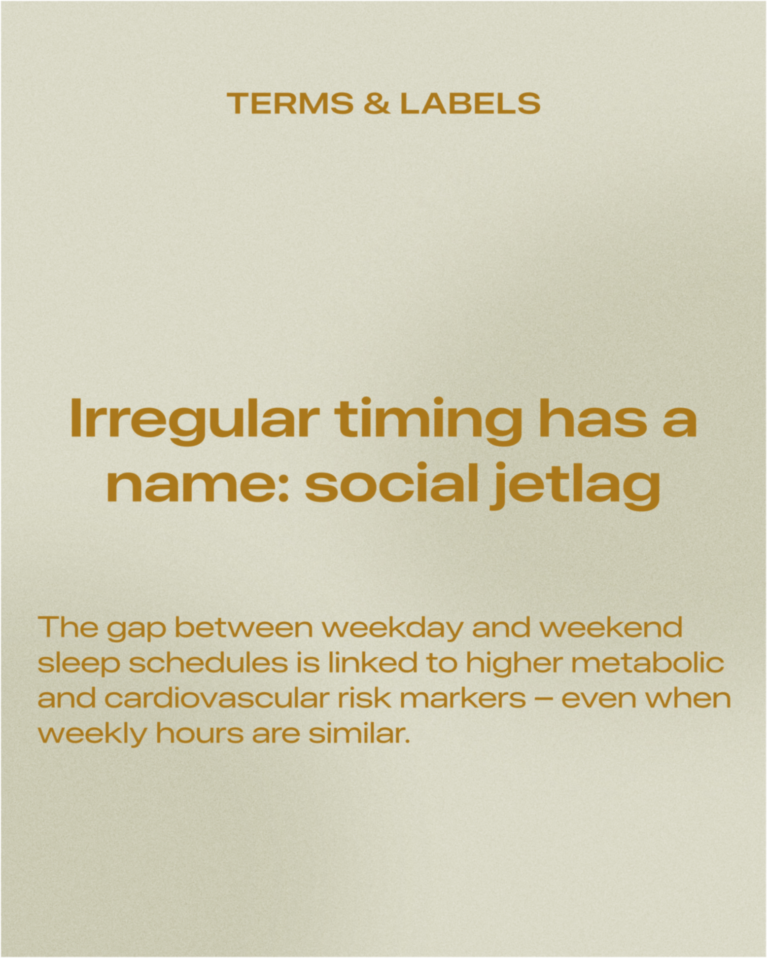 Sleep regularity matters more than duration