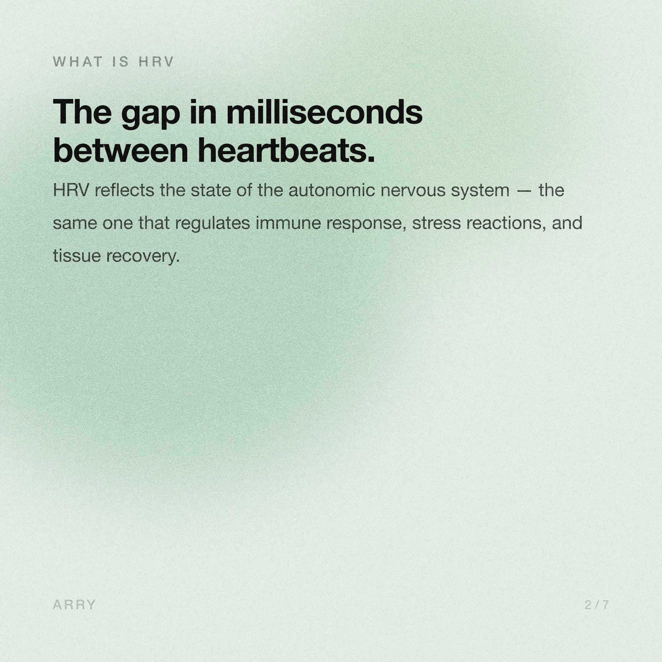 What HRV is