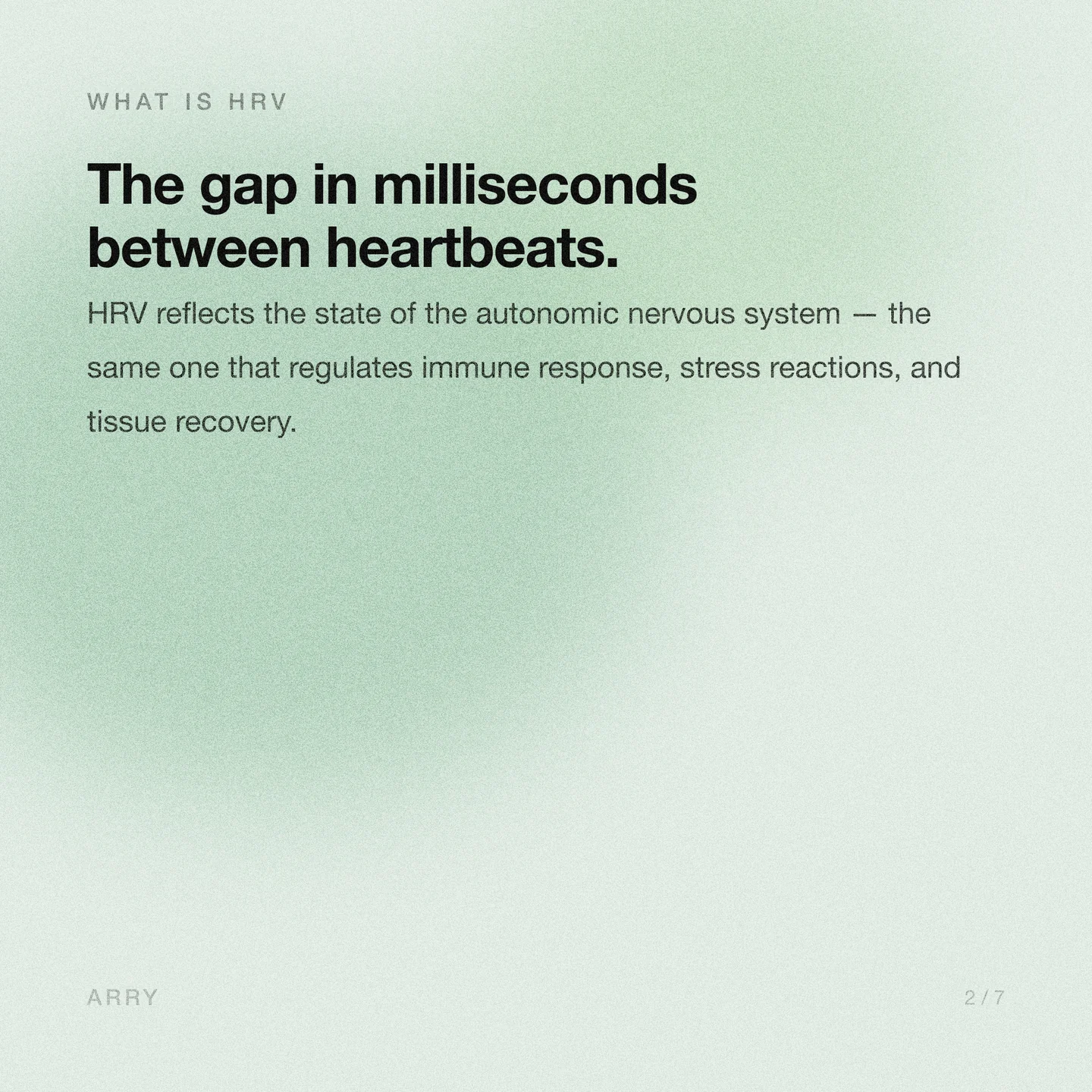 What HRV is