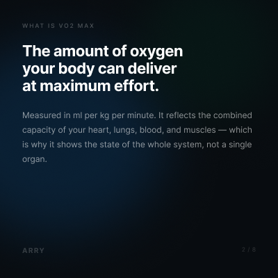 What VO2 max is